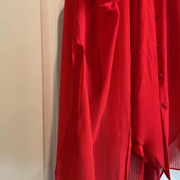 Red gauzy Babaton blouse - Picture 5 of 7